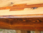 Cocobolo & Reclaimed Oak Entry Table