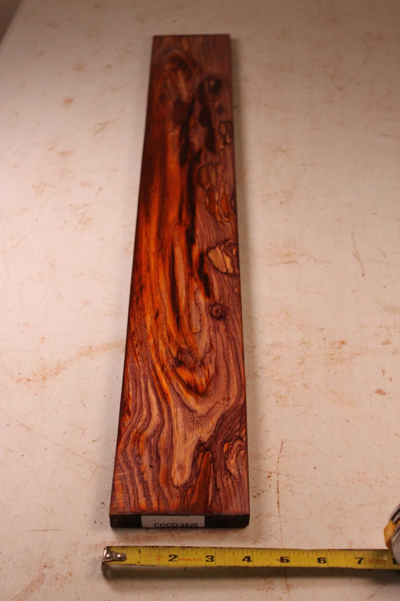 COCOBOLO BOARD WITH SOME BURL - Image 7